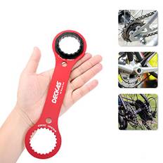 QIUJUNDE DUB Pedallagerverktyg BB-skiftnyckel cykel inre lager vevsats nyckel mountainbike reparation BB verktyg multifunktionell med adapter för Dub/Tl-Fc32/Tl-Fc25/Tl-Fc24 för cykelreparationer