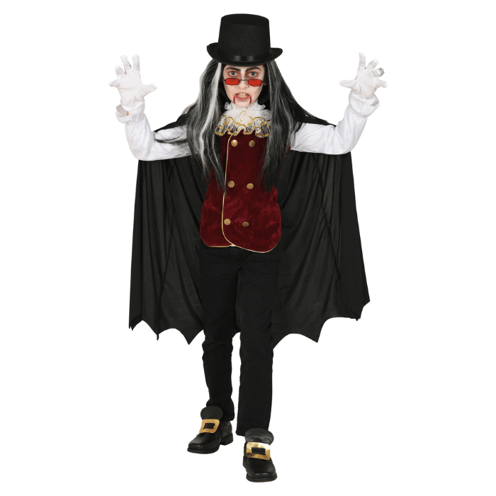 Gotisk vampyr kostume til børn.