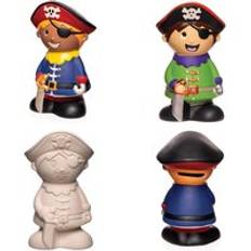 Pirate Ceramic Coin Banks (Box of 2) Decoration Craft Kits