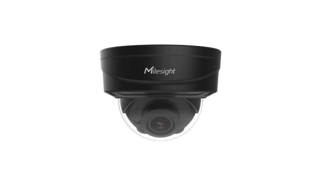 Milesight Pro AI Dome IP kamera - 4K - 2,7-13,5mm zoom - Sort
