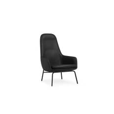 Normann Copenhagen - Era Lounge Chair High Black Steel
