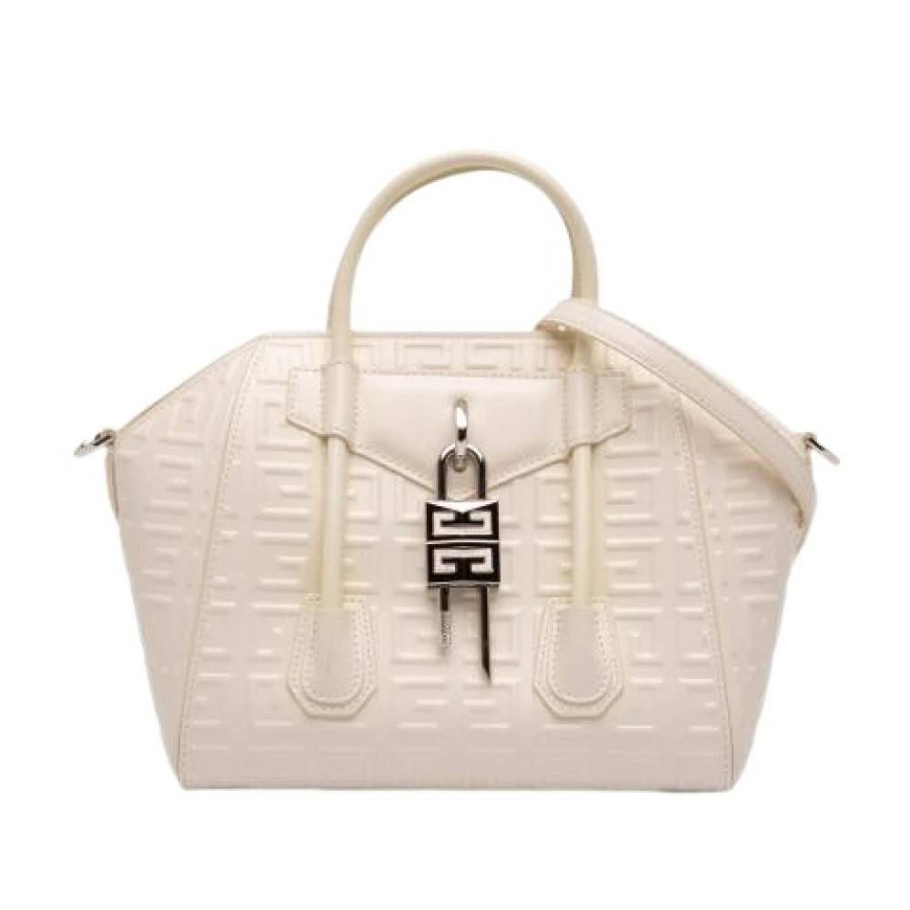 Givenchy Pre-owned Pre-owned Satchel - Vintage - Dame - Hvid - ONE SIZE - Uld
