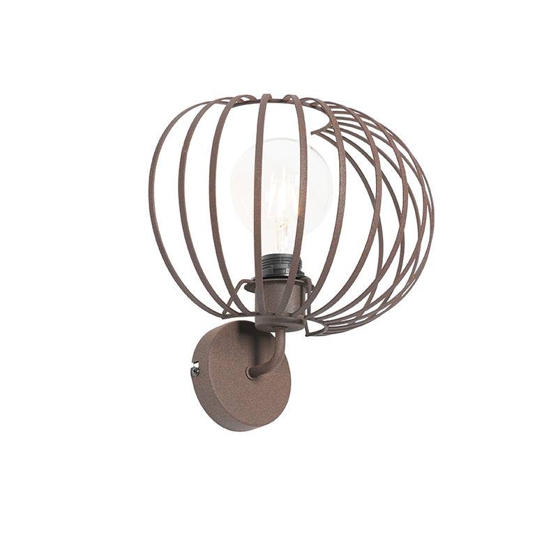 Design væglampe rustbrun 30 cm - Johanna