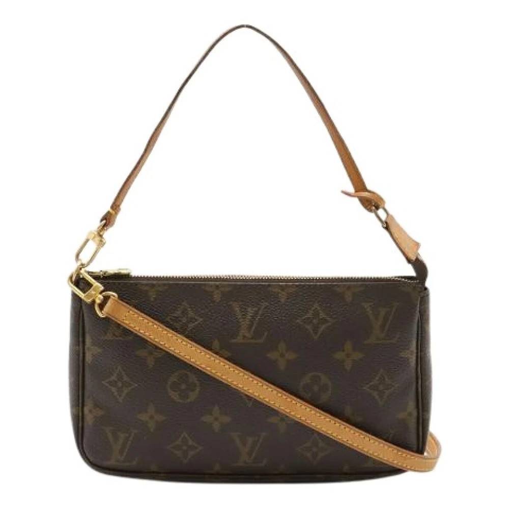 Louis Vuitton Vintage Pre-owned Monogram Håndtaske - Vintage - Dame - Brun - ONE SIZE - Uld
