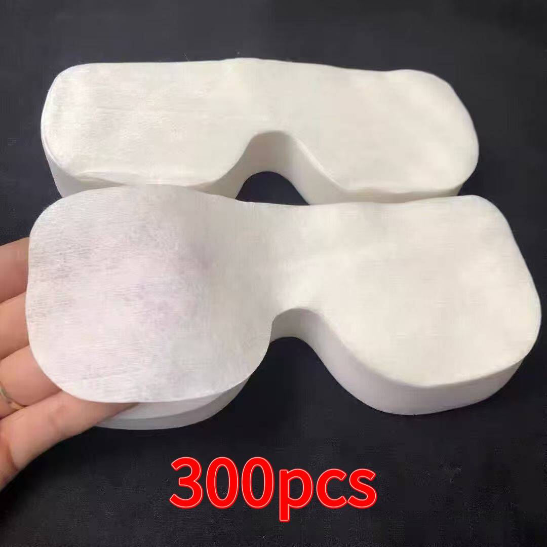 300pcs Eye Patch Stickers Disposable Eye Mask Paper Glasses Film Special Paper Sticker, Beauty Wet Compress Tool Suitable For Home Spa Salon