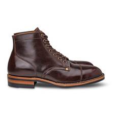 Midas x Skolyx x Dr. Sole Cap toe service boot mørkebrun pullup