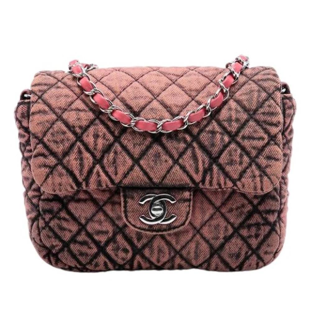 Chanel Vintage - Pre-owned Vintage Quilted Denim Flap Bag Vintage - Dam - ONE Size - Denim