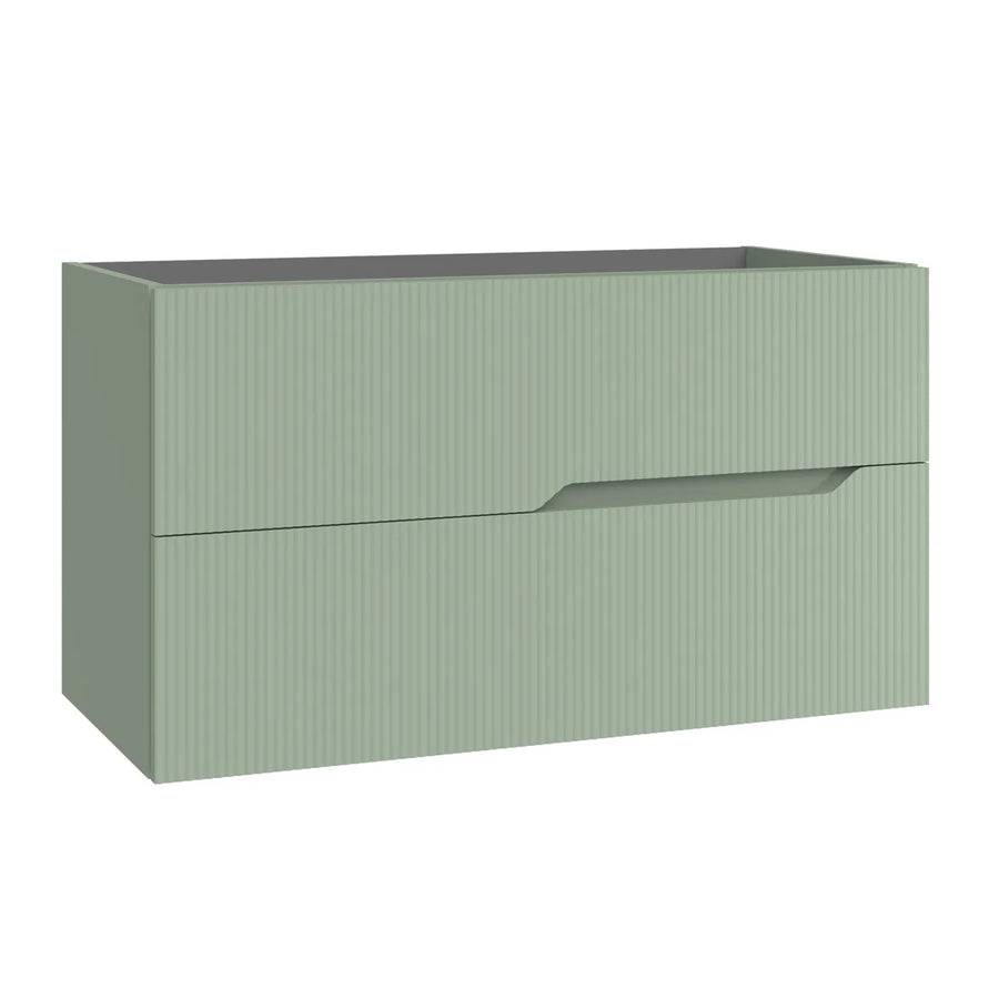 Högskåp Badrum 35x140 cm Tenfors Bambu Salvia Matt