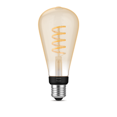 Philips Hue White Ambiance Filament dråbeformet pære - Ø7,2