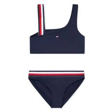 Tommy Hilfiger Junior - bikini med logotyp - barn - Tyg - 14-16 - Blå