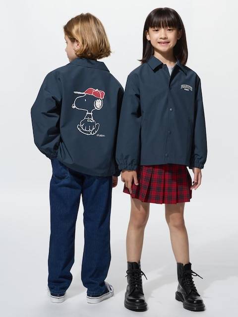 Uniqlo - Peanuts Coach Jacket - Navy - 7-8 Years (130cm)