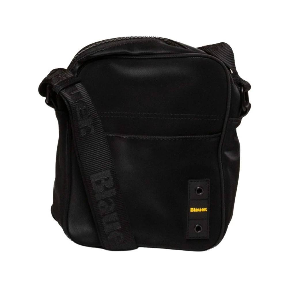 Blauer Crossbody taske - Tasker - Herre - Sort - ONE SIZE - Uld