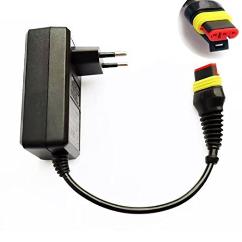 ENJOY-UNIQUE Adapter Laddare Strömförsörjningssladd Kompatibel med Gardena R38Li R40Li R45Li R50Li R70Li R75Li R80Li 2016+,Sileno City/Life/Minimo 2018+,McCulloch Rob R600 R800 R1000 Robotgräsklippare