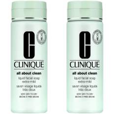 2st Clinique All About Clean Liquid Facial Soap Extra-Mild Very Dry To Dry Skin - 200 ml