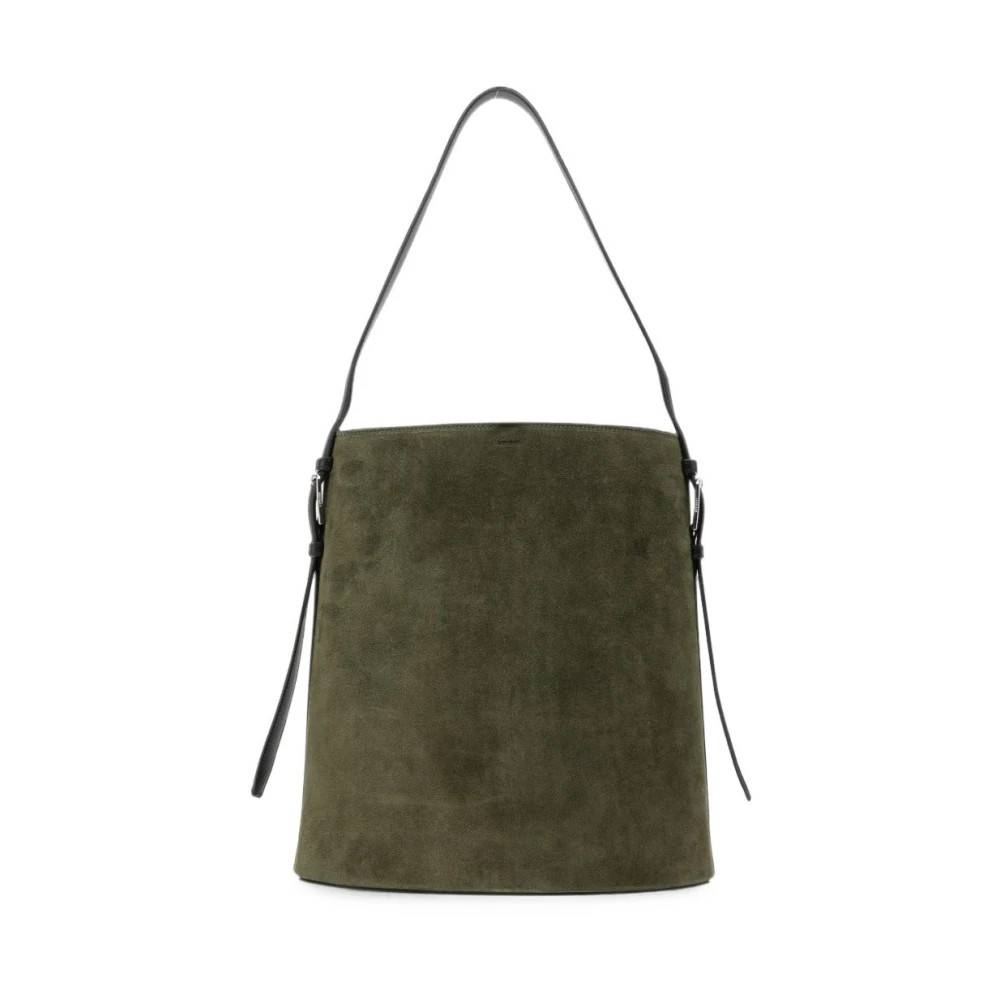 Coperni Ergonomisk tote-taske - Tasker - Dame - Grøn - ONE SIZE - Uld