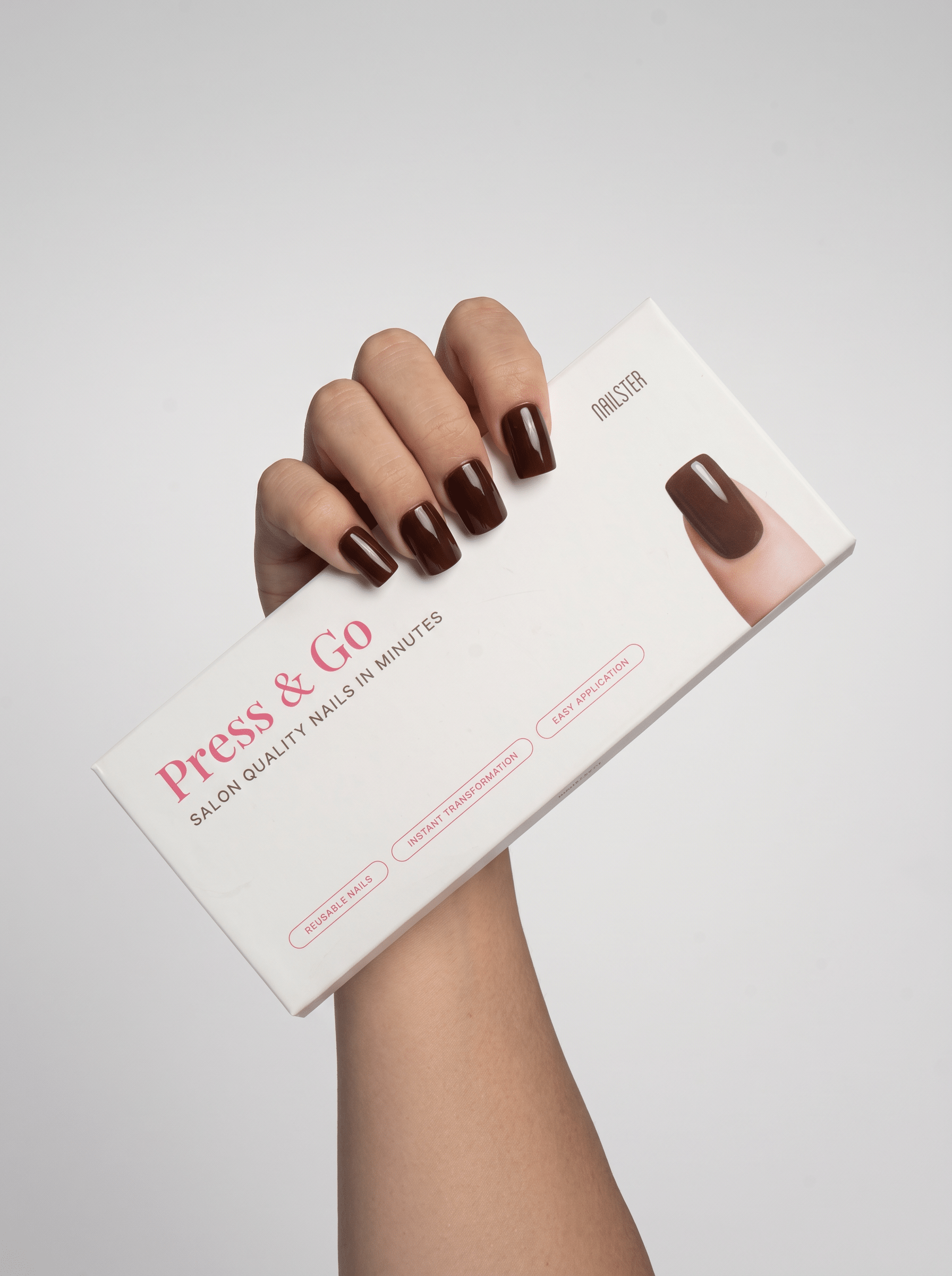 Press & Go - Brown Obsession - Square - Press & Go - Nailster