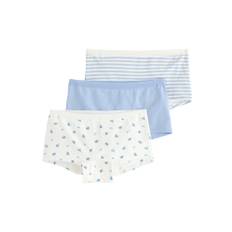 Lindex Underbukser lyseblå / lysegrøn / offwhite - 158-164