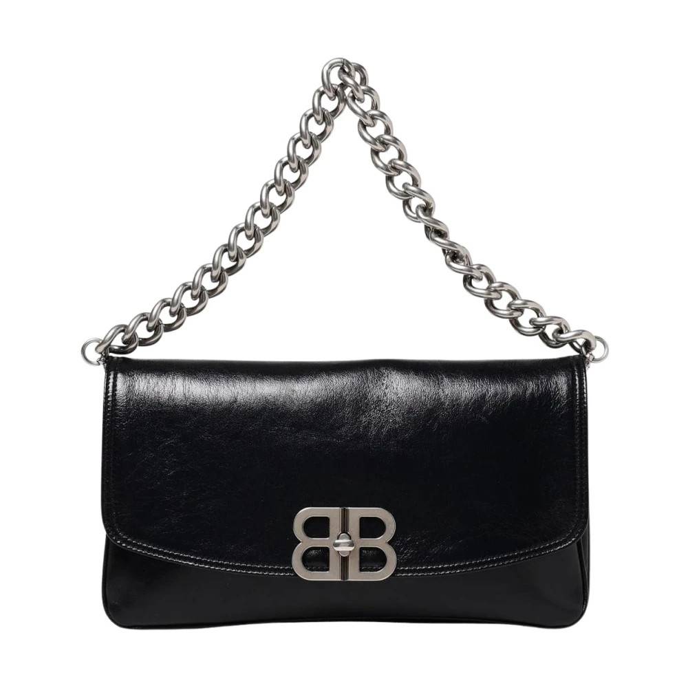 Balenciaga - Kedja Plånbok Väska i Svart Väskor - Dam - ONE Size - Läder