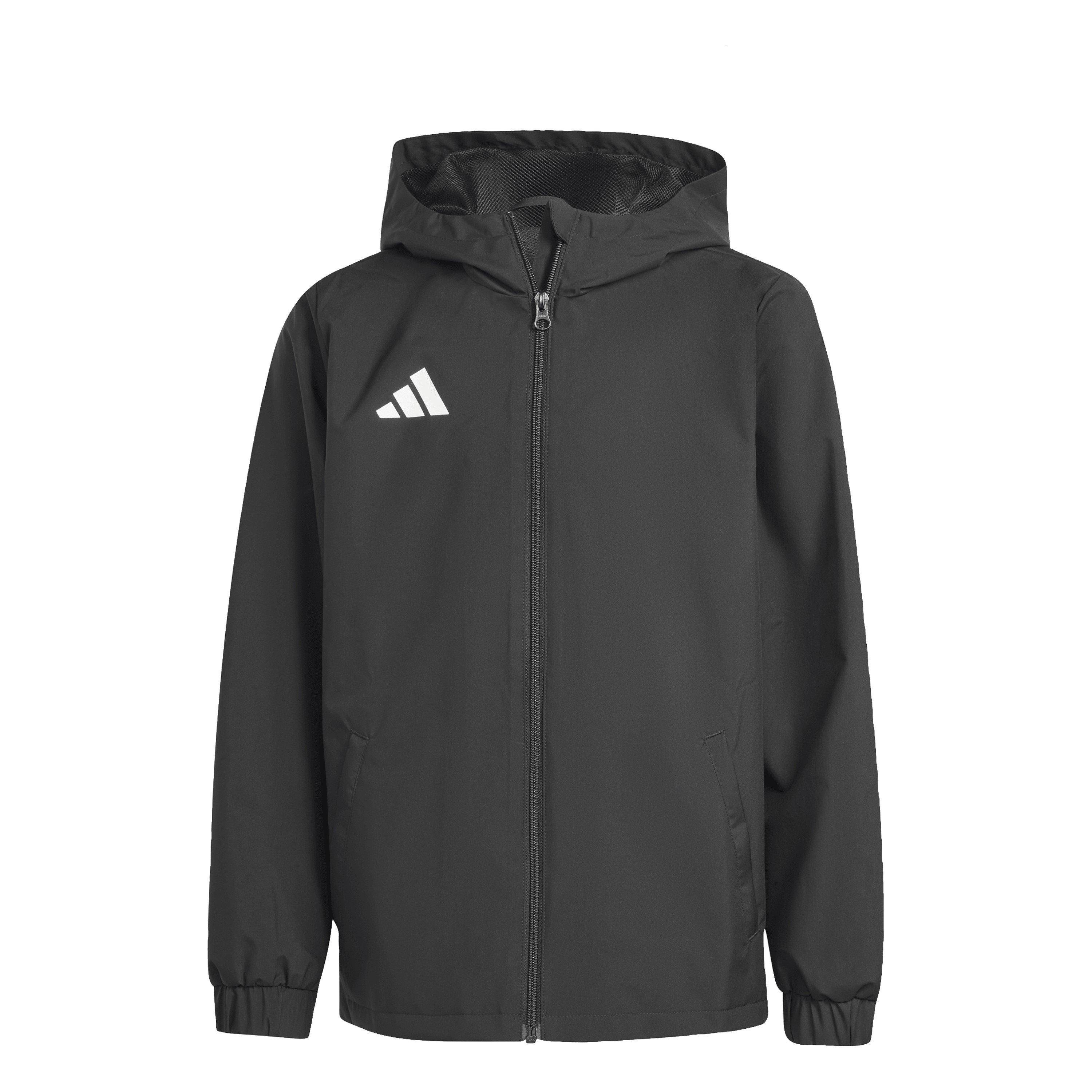 Adidas Kids' Entrada 26 Water And Wind Resistant Rain Anorak