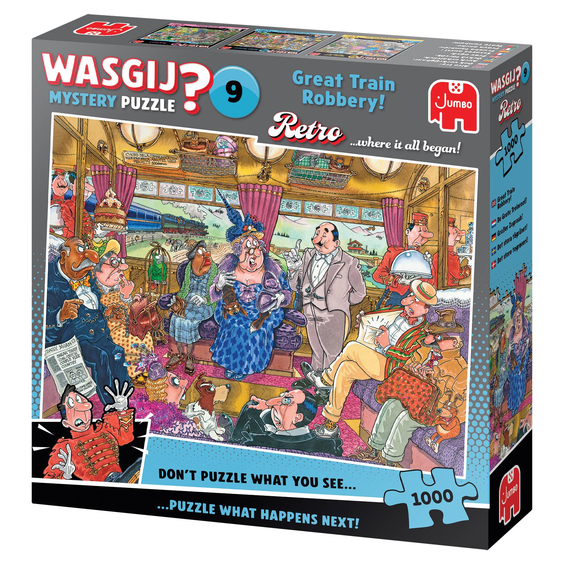 Wasgij - Retro Mystery - #9 Great Train Robbery! (1000 pieces)