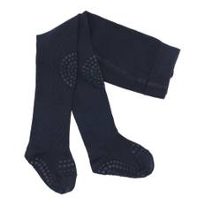 Kravle Strømpebukser Økologisk Bomuld - Navy Blue - 12-18m (size 80-86)