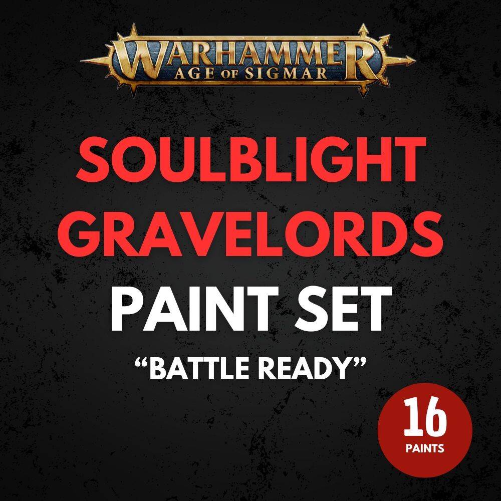 Soulblight Gravelords Paint Set Warhammer Age of Sigmar - Battle Ready.