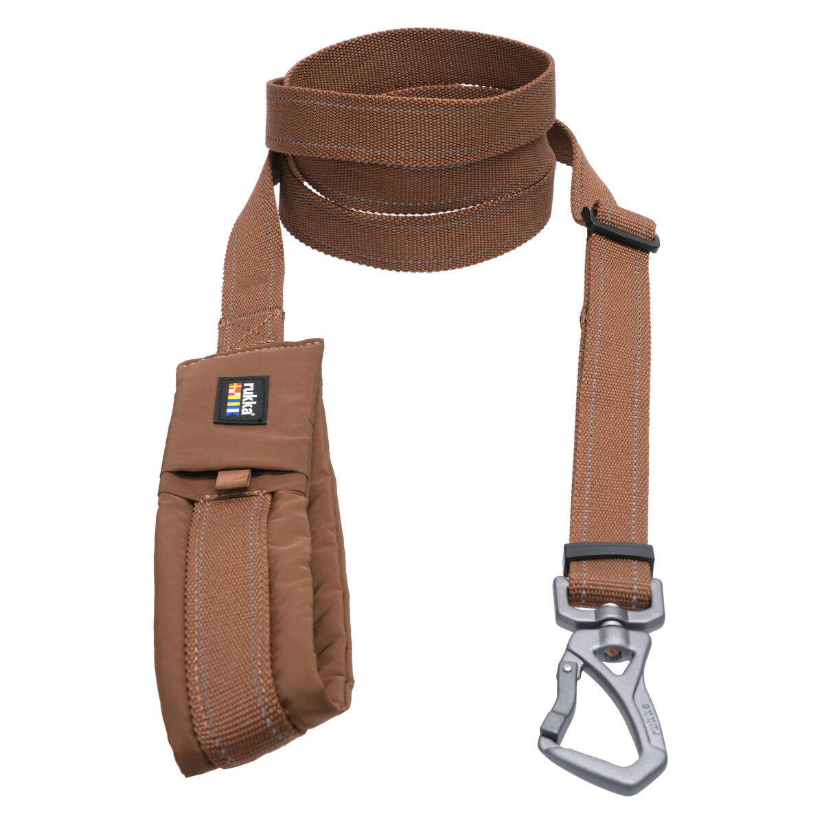 Rukka Puff Hundkoppel Brun 120-200 cm (M)