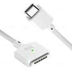 Apitiong USB C på för Magsafe 3 laddningskabel [2M/6,6FT], 140 W PD snabbladdning typ C till Mag Safe 3 laddningskabel för Magsafe 3 140/100/65 W PD-snabbladdning PVC-kabel för i-OS-surfplatta (1