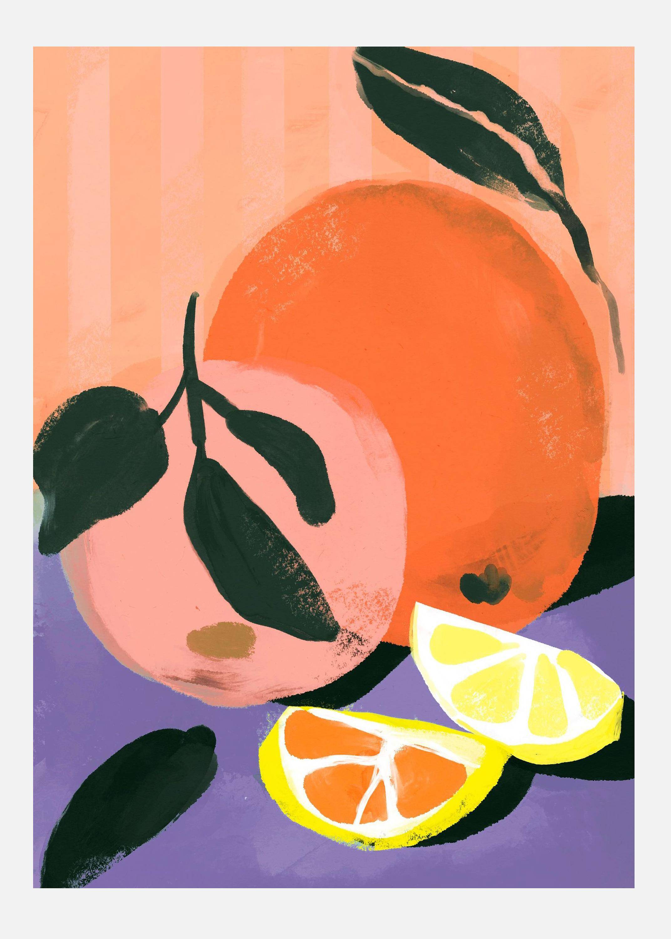 Fruity Summer No 3 Canvastavla (100x140 cm)