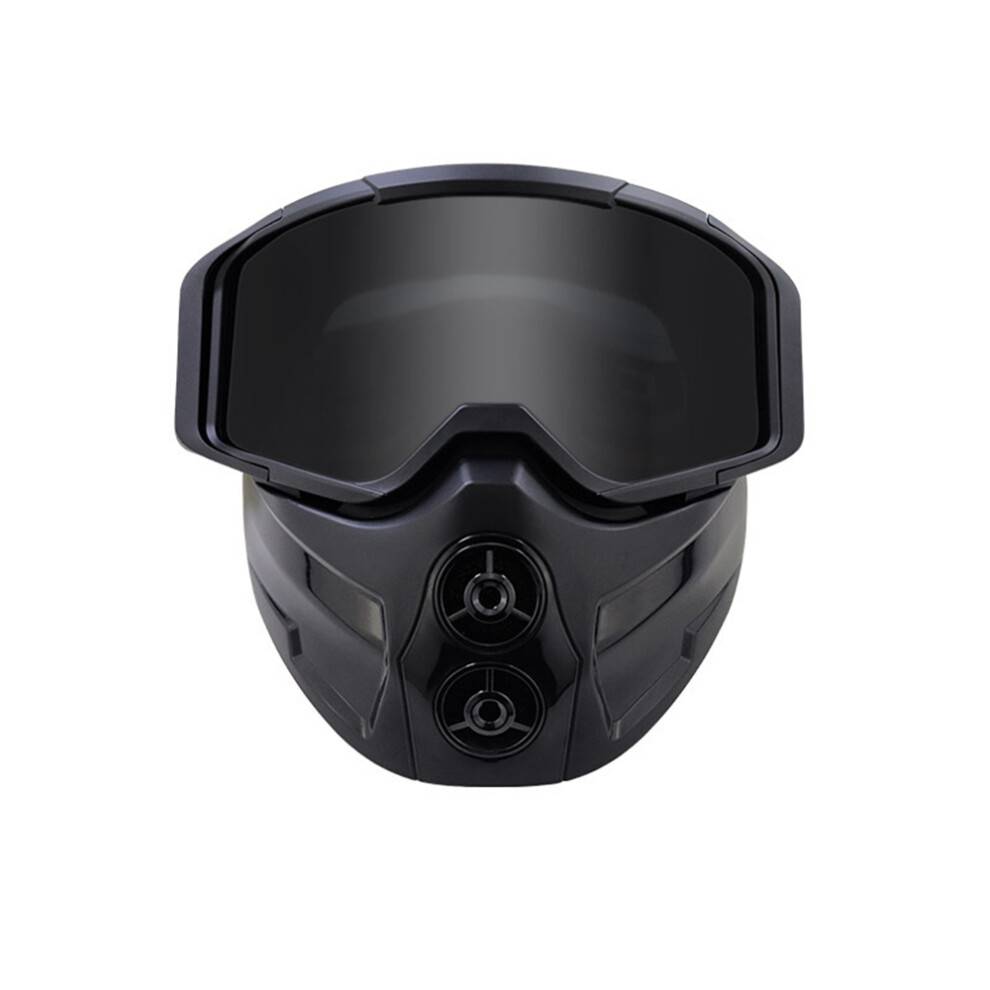 Paintballmaske, taktisk fuld ansigtsbeskyttelse, anti-dug linse, ideel til skiløb, paintballskydning, cykling, fiskeri