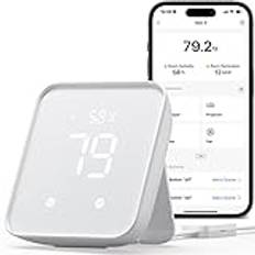 SwitchBot Hub 2 (2:a generationen), fungerar som en WiFi-termometerhygrometer, IR-fjärrkontroll, smart fjärrkontroll och ljussensor, länk SwitchBot till Wi-Fi (stöder 2,4 GHz), kompatibel med Alexa