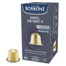 100% Arabica - Caffè Borbone - 30 kapsler til Nespresso®