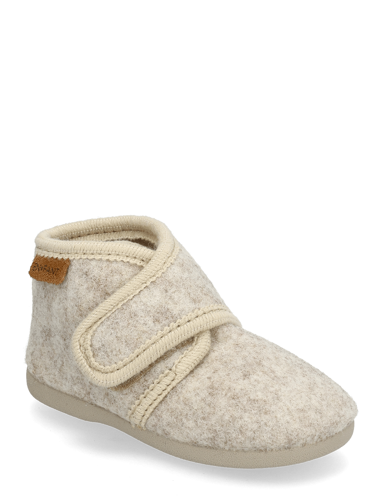 EN FANT Slippers Wool Velcro | Beige | 27