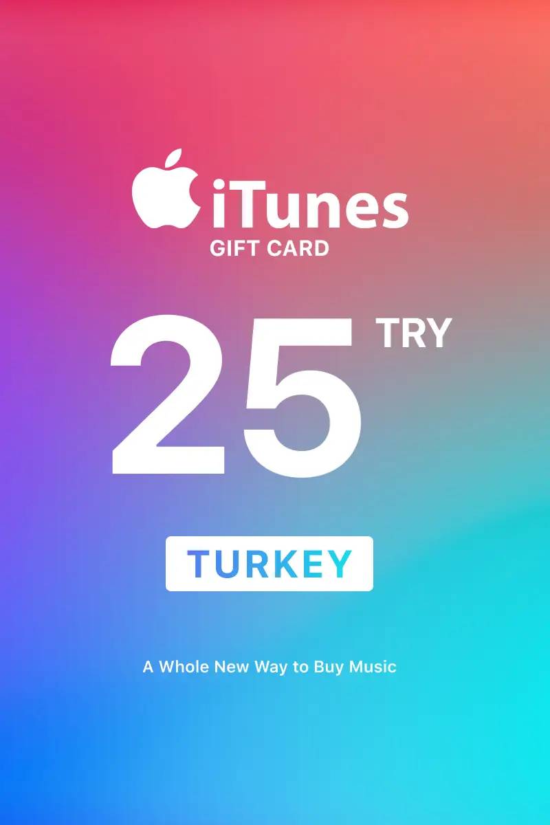 Apple iTunes ₺25 TRY Gift Card (TR) - Digital Code