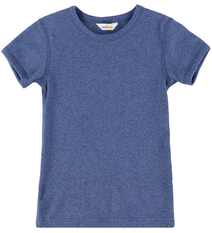 Joha T-shirt - Rib - Mörkblå - Joha - 120 - T-shirt