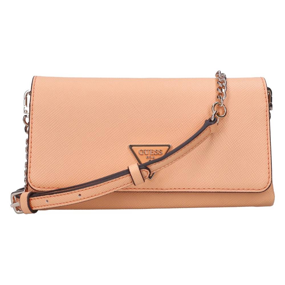 Guess Faux Leather Crossbody Taske - Tasker - Dame - Orange - ONE SIZE - Uld