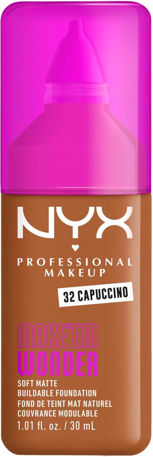 NYX PROFESSIONAL MAKEUP Make Em Wonder Foundation 32 Capuccino