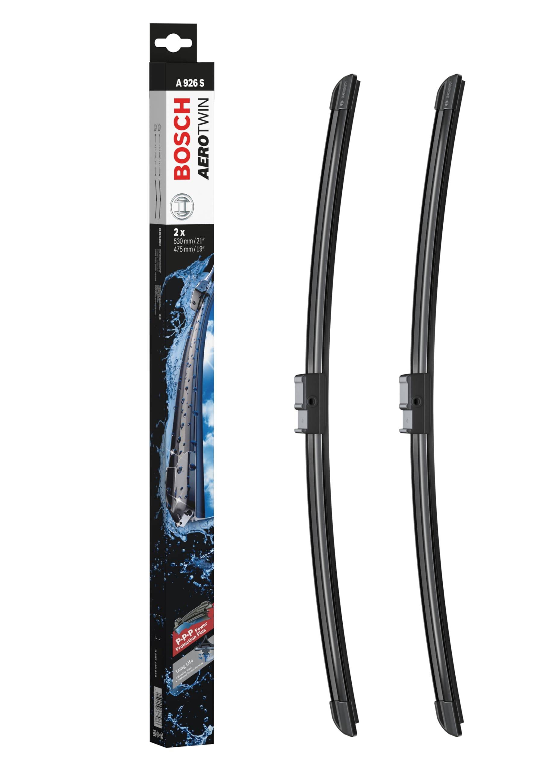 BOSCH Imported Car Flat Wiper Blade Aero Twin Car Models Only A926S (Bosch) 530/475mm