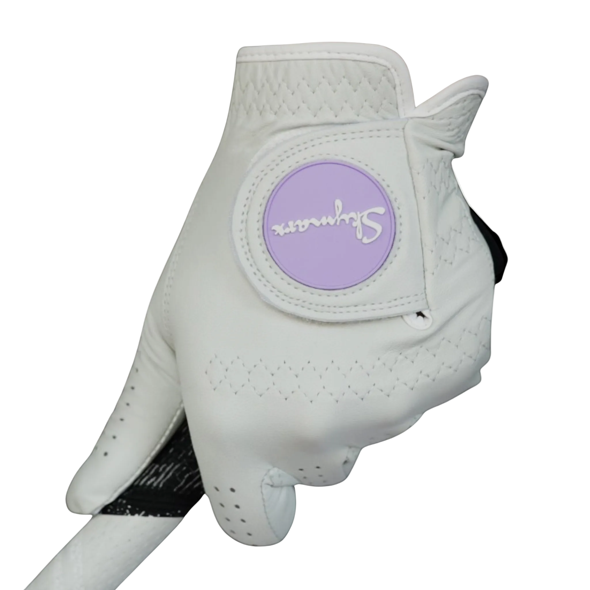 Skymarx™ Lady Cabretta Golf Glove - 3 Colors - Purple / Left hand / S