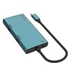 Eeuye Game Video Capture Dongle USB-C Dock Station Expansion Screen USB till VGA-omvandlare USB-C till -kompatibel VGA-video