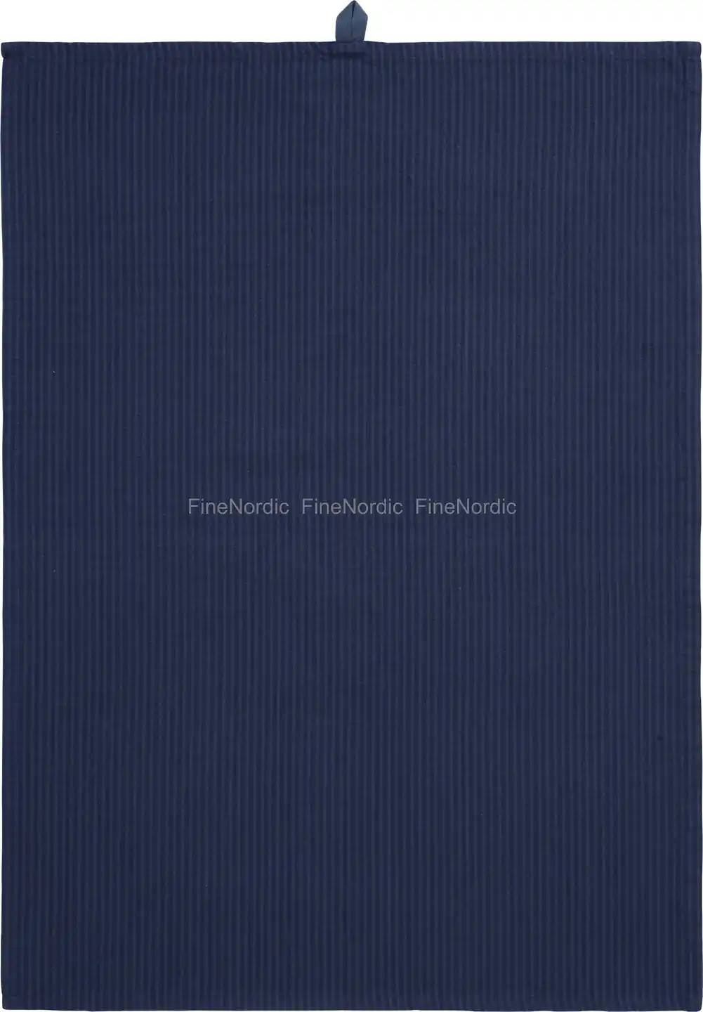Ib Laursen Tea Towel "Isabella" with Dark Blue Stripes