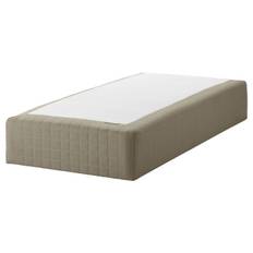 IKEA - SKÅRER boxmadras, medium/mørkbeige, 120x200 cm