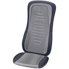 Beurer MG 315 Shiatsu Massage-Sitzauflage,elektrisches Massagegerät zur Nacken und Rückenmassage,mit Licht- und Wärmefunktion,automatische Körperscan-Funktion,in schwarz-grau,Massageprogramme 3