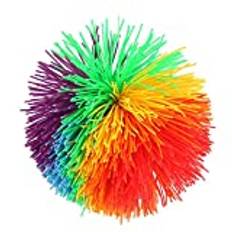 Fuzzy Ball, Koosh Ball, Stress Relief Toy, Fuzzy Ball För Stress Relief Rainbow Pom Ball Active Toy Rainbow Fluffy Jonglering Ball Sensorisk Stressleksak