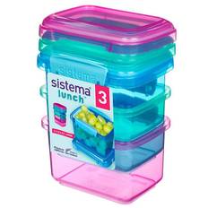 Sistema Matlådor - Lunchpaket - 3-pack - 400 ml - Multi - Sistema - One Size - Matlåda