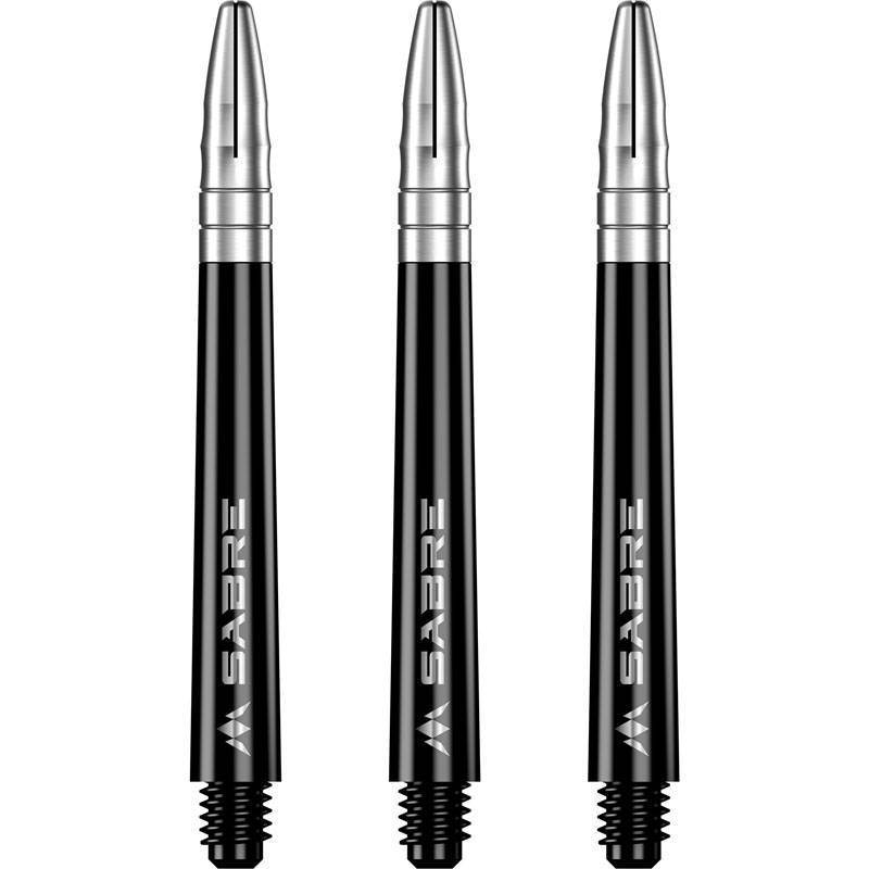 Mission Sabre Dartstolpar Svart/Silver Medium 49mm