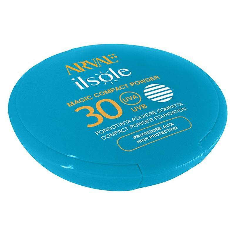 Arval Il Sole Magic Compact Powder Spf30 N.01 Beige Ambrato 8 ml — Fondotinta polvere compatta