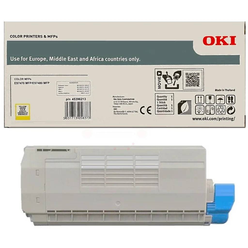 OKI OKI Tonerkassett Gul 45396213