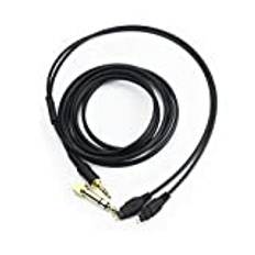 Ersättningskabel för ljud som är kompatibel med Sennheiser HD650, HD600, HD580, HD660S, HD58X, HD565, HD545, HD535, HD525, HD265, Massdrop HD6XX-hörlurar 1,5 meter/4,9 fot