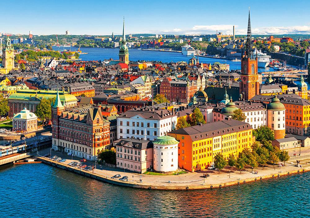 KIDEK pussel - The Old Town of Stockholm, Sweden, 500-bitar Default Title